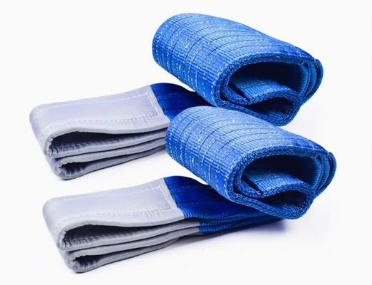 معيار EN وفقًا لمعيار EN1492-1 بوليستر Double Ply Lifting Webbing Sling